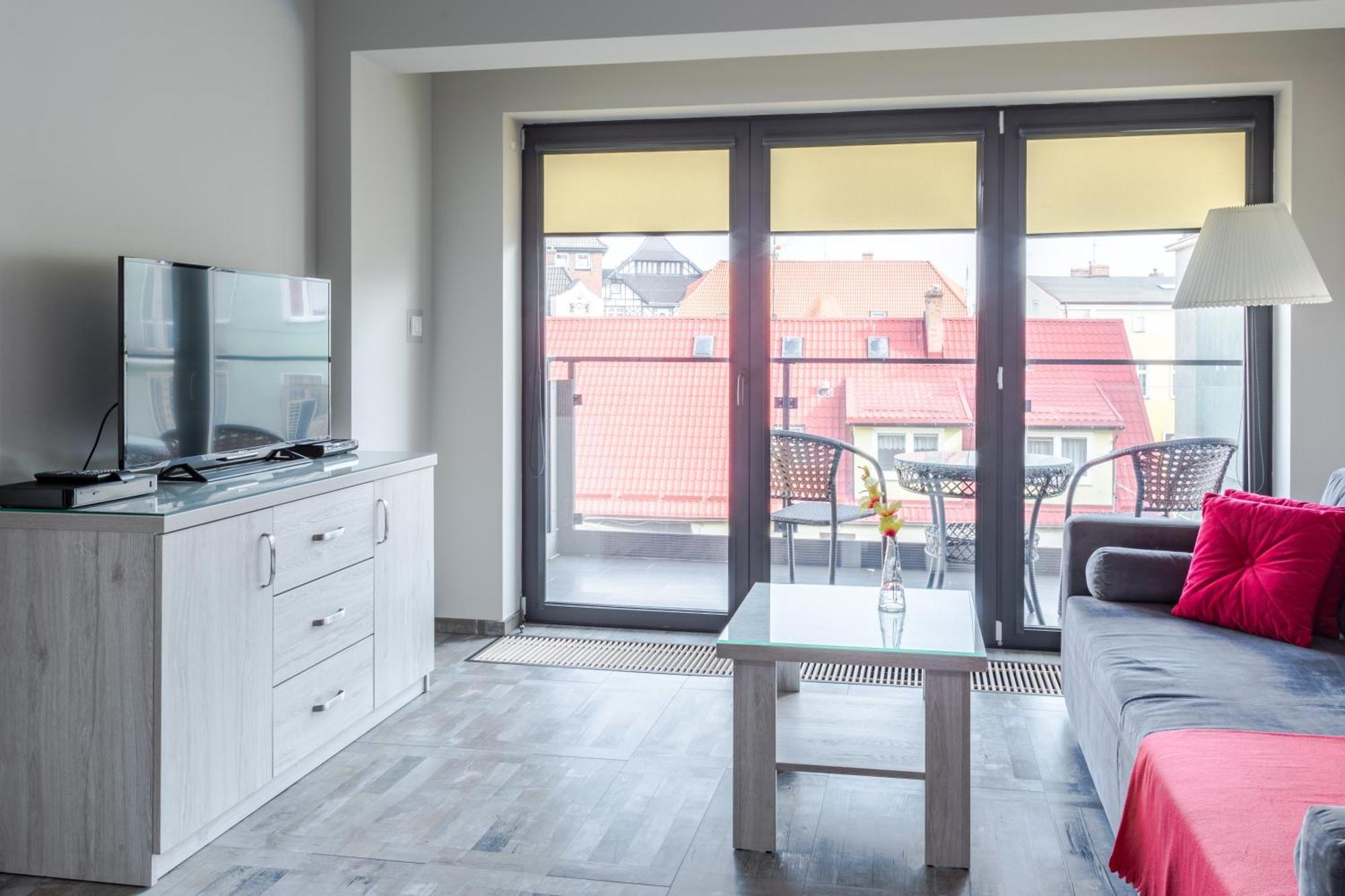 Apartamenty Baltyckie - Bulwar Portowy - Widok Na Port, Centrum, Najlepsza Lokalizacja W Ustce 우스트카 객실 사진
